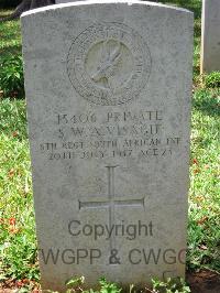 Dar Es Salaam War Cemetery - Visagie, Sybrand Willim Albertus